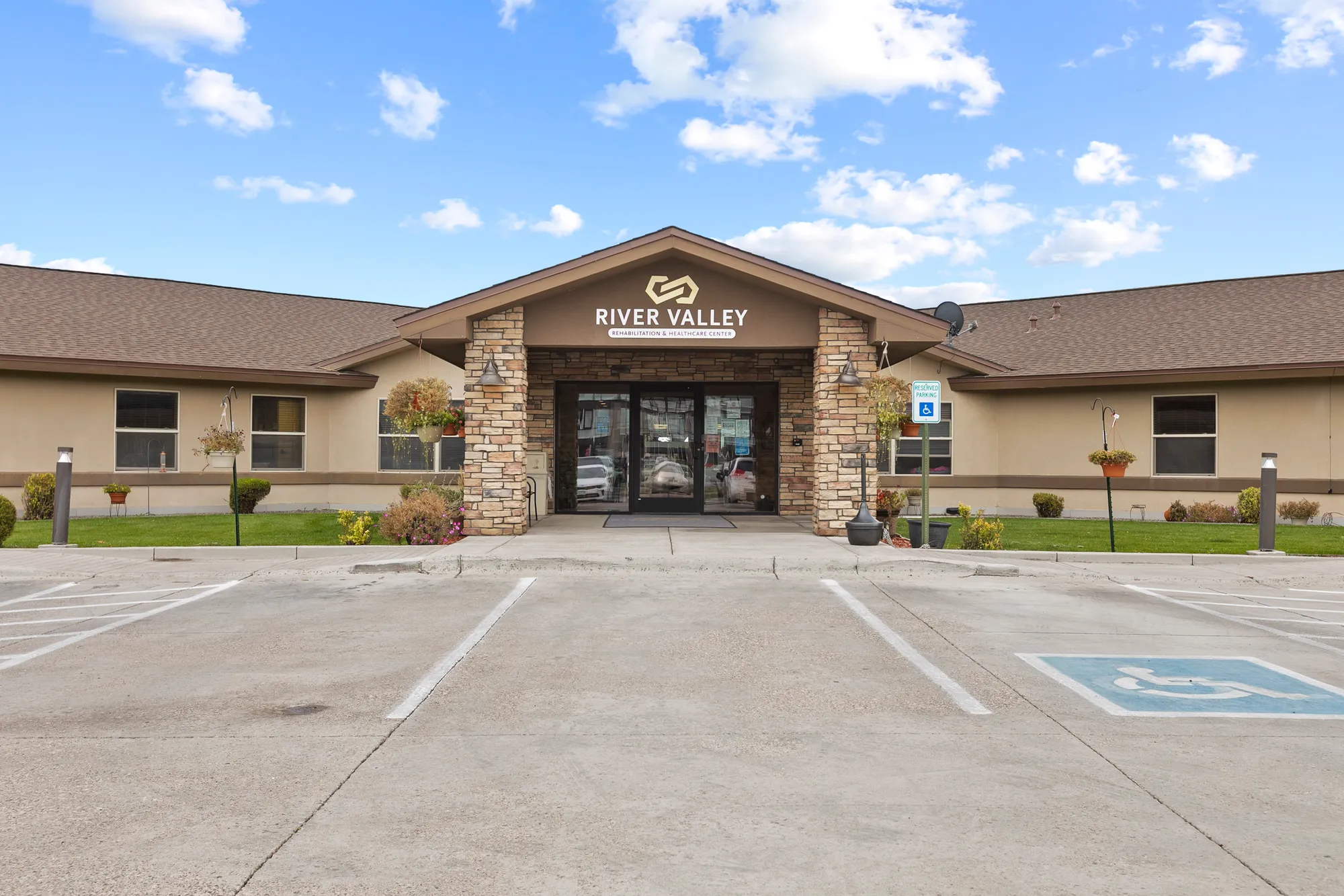 The front entrance of River Valley